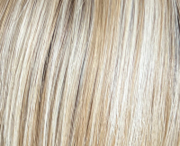 Ash blond rooted
